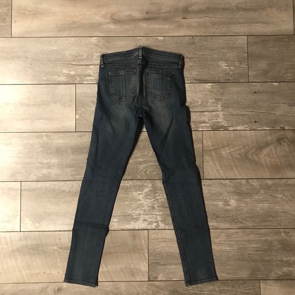 RAG & BONE Blue Skinny Jeans - Picture 4 of 7